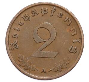 2 рейхспфеннига 1937 года A Германия — Фото №2