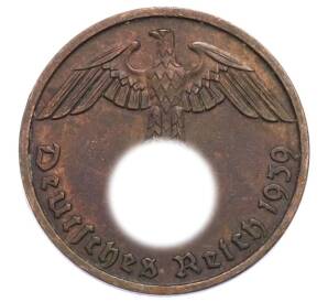 2 рейхспфеннига 1939 года B Германия — Фото №1