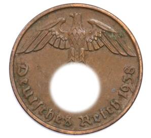 2 рейхспфеннига 1938 года J Германия — Фото №1