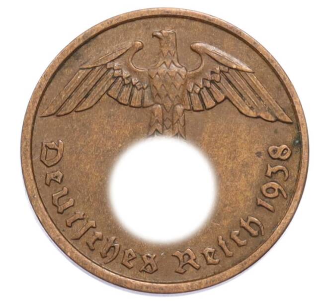 Монета 2 рейхспфеннига 1938 года A Германия (Артикул: K10-5861) — Фото №1
