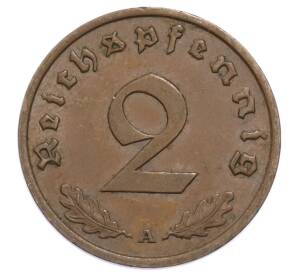 2 рейхспфеннига 1937 года A Германия — Фото №2