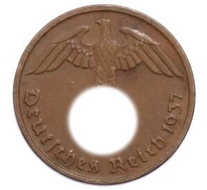 2 рейхспфеннига 1937 года D Германия — Фото №1