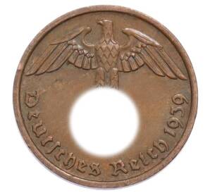 2 рейхспфеннига 1939 года F Германия — Фото №1