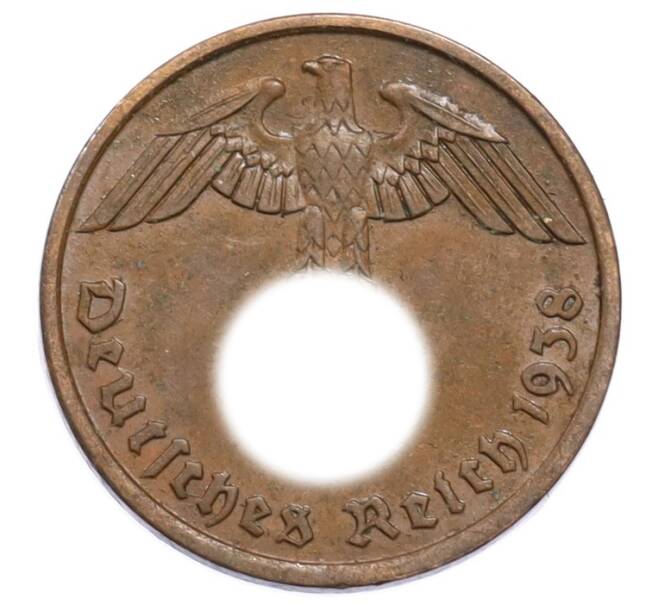Монета 2 рейхспфеннига 1938 года A Германия (Артикул: K10-5875) — Фото №1