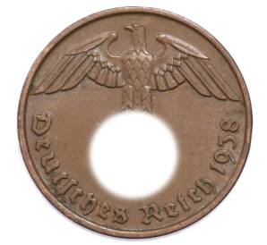 2 рейхспфеннига 1938 года J Германия — Фото №1