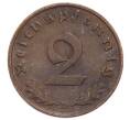 Монета 2 рейхспфеннига 1937 года D Германия (Артикул: K10-5877) — Фото №2