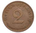 Монета 2 рейхспфеннига 1938 года D Германия (Артикул: K10-5884) — Фото №2