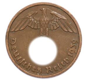 2 рейхспфеннига 1939 года D Германия — Фото №1