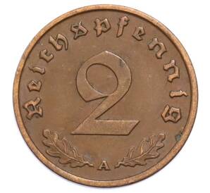 2 рейхспфеннига 1937 года A Германия — Фото №2