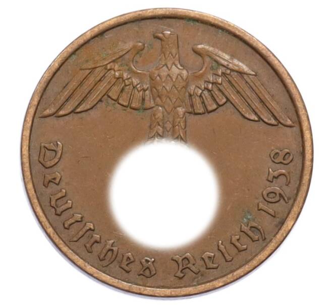 Монета 2 рейхспфеннига 1938 года A Германия (Артикул: K10-5895) — Фото №1