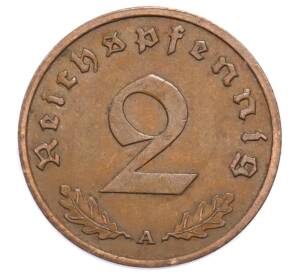 2 рейхспфеннига 1937 года A Германия — Фото №2