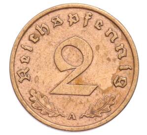 2 рейхспфеннига 1938 года A Германия — Фото №2