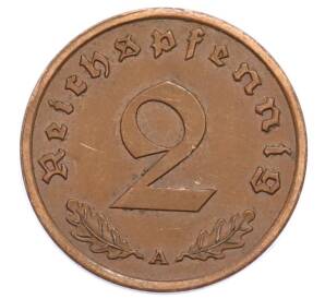 2 рейхспфеннига 1939 года A Германия — Фото №2