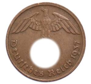 2 рейхспфеннига 1937 года D Германия — Фото №1