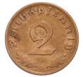 Монета 2 рейхспфеннига 1937 года D Германия (Артикул: K10-5913) — Фото №2