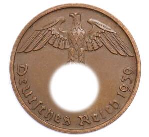 2 рейхспфеннига 1939 года B Германия — Фото №1