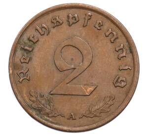 2 рейхспфеннига 1940 года A Германия — Фото №2