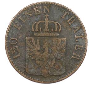 3 пфеннига 1851 года A Пруссия — Фото №2