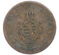 Монета 2 пфеннига 1864 года Саксония (Артикул: K10-5930) — Фото №2