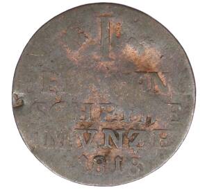 1 пфенниг 1818 года Брауншвейг — Фото №1