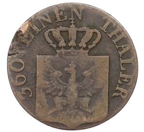 1 пфенниг 1822 года B Пруссия — Фото №2