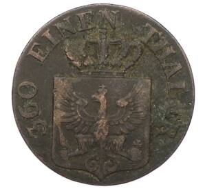 1 пфенниг 1839 года Пруссия — Фото №2