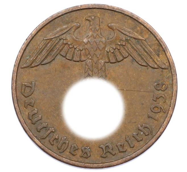 Монета 2 рейхспфеннига 1938 года F Германия (Артикул: K10-5960) — Фото №1
