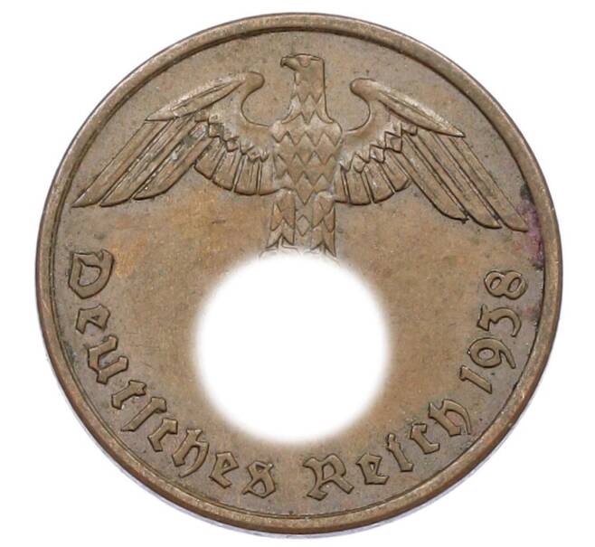 Монета 2 рейхспфеннига 1938 года A Германия (Артикул: K10-5961) — Фото №1