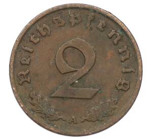 2 рейхспфеннига 1938 года A Германия — Фото №2