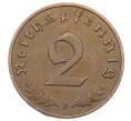 Монета 2 рейхспфеннига 1938 года F Германия (Артикул: K10-5963) — Фото №2