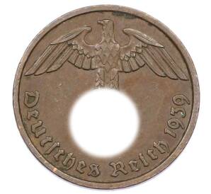 2 рейхспфеннига 1939 года F Германия — Фото №1