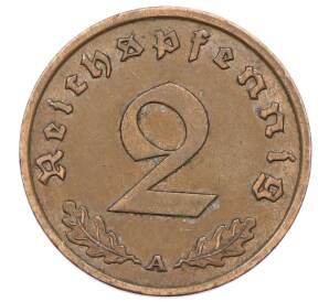 2 рейхспфеннига 1937 года A Германия — Фото №2