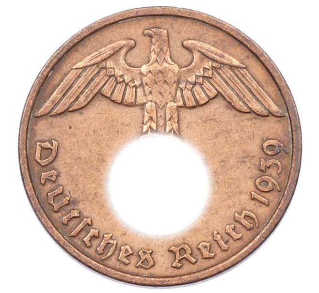 Монета 2 рейхспфеннига 1939 года E Германия (Артикул: K10-5968) — Фото №1