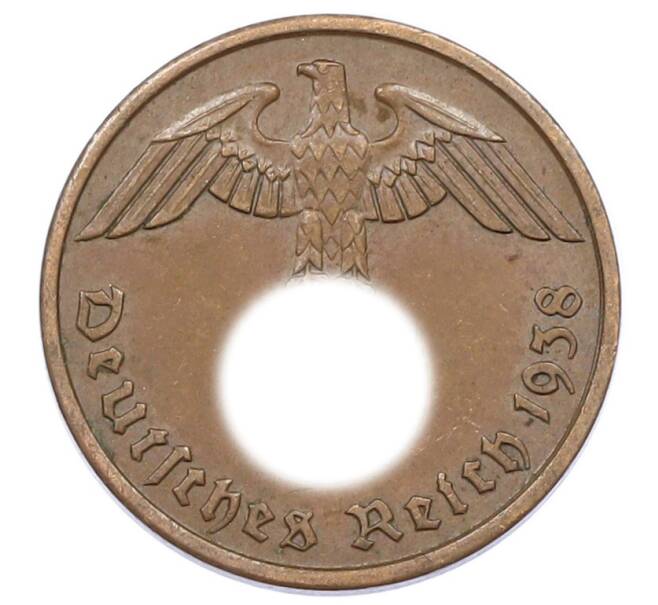 Монета 2 рейхспфеннига 1938 года A Германия (Артикул: K10-5969) — Фото №1