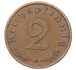 2 рейхспфеннига 1939 года A Германия — Фото №2