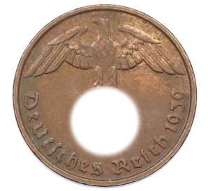 2 рейхспфеннига 1939 года G Германия — Фото №1