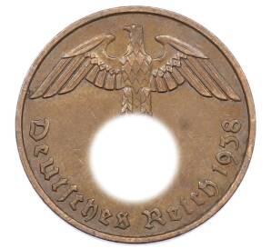2 рейхспфеннига 1938 года F Германия — Фото №1