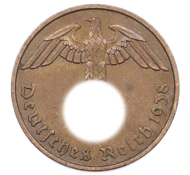 Монета 2 рейхспфеннига 1938 года F Германия (Артикул: K10-5976) — Фото №1