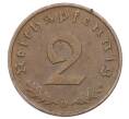 Монета 2 рейхспфеннига 1937 года D Германия (Артикул: K10-5977) — Фото №2