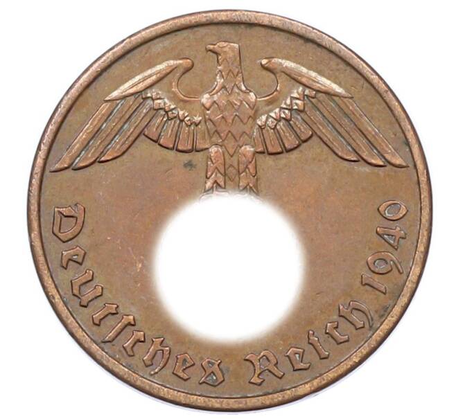 Монета 2 рейхспфеннига 1940 года A Германия (Артикул: K10-5978) — Фото №1