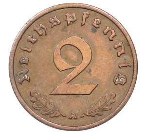 2 рейхспфеннига 1940 года A Германия — Фото №2