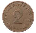 Монета 2 рейхспфеннига 1937 года D Германия (Артикул: K10-5980) — Фото №2