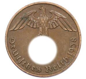 2 рейхспфеннига 1938 года J Германия — Фото №1