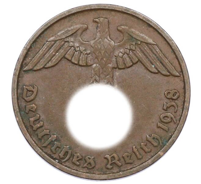 Монета 2 рейхспфеннига 1938 года D Германия (Артикул: K10-5983) — Фото №1