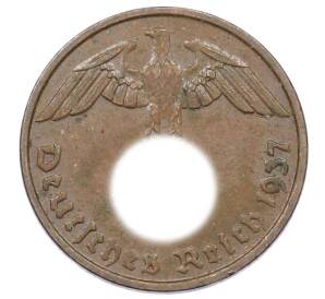 2 рейхспфеннига 1937 года D Германия — Фото №1
