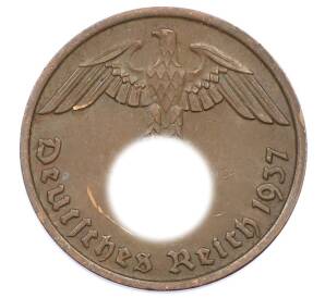 2 рейхспфеннига 1937 года D Германия — Фото №1