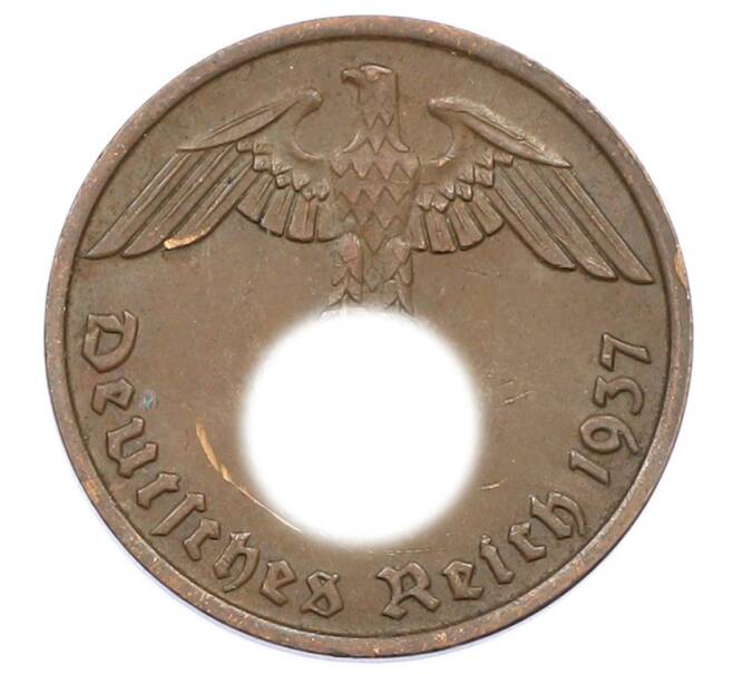 Монета 2 рейхспфеннига 1937 года D Германия (Артикул: K10-5990) — Фото №1
