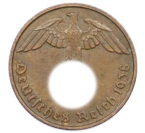 2 рейхспфеннига 1938 года D Германия — Фото №1