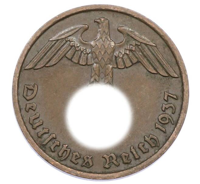 Монета 2 рейхспфеннига 1937 года F Германия (Артикул: K10-5996) — Фото №1