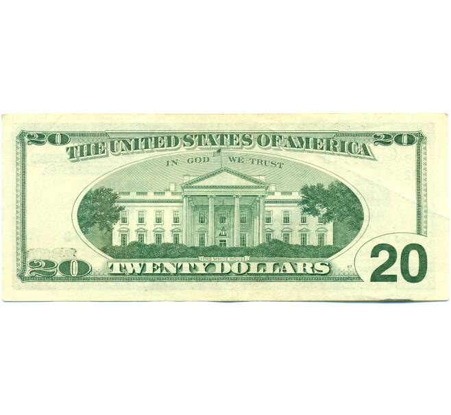 Банкнота 20 долларов 1999 года США (Артикул: K10-6044) — Фото №2